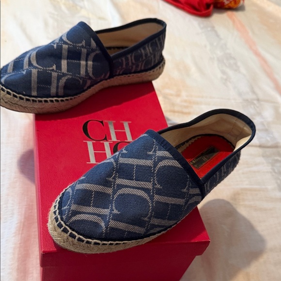 Carolina Herrera Blue Espadrilles